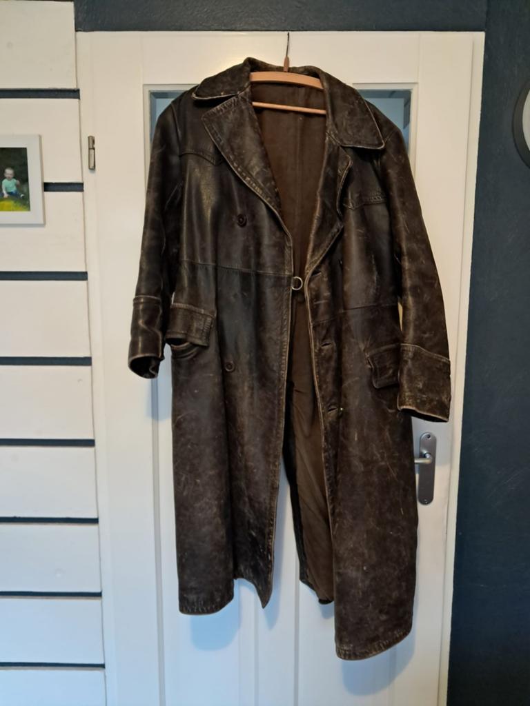 Vintage Leren jas / Solex jas, Ophalen of Verzenden