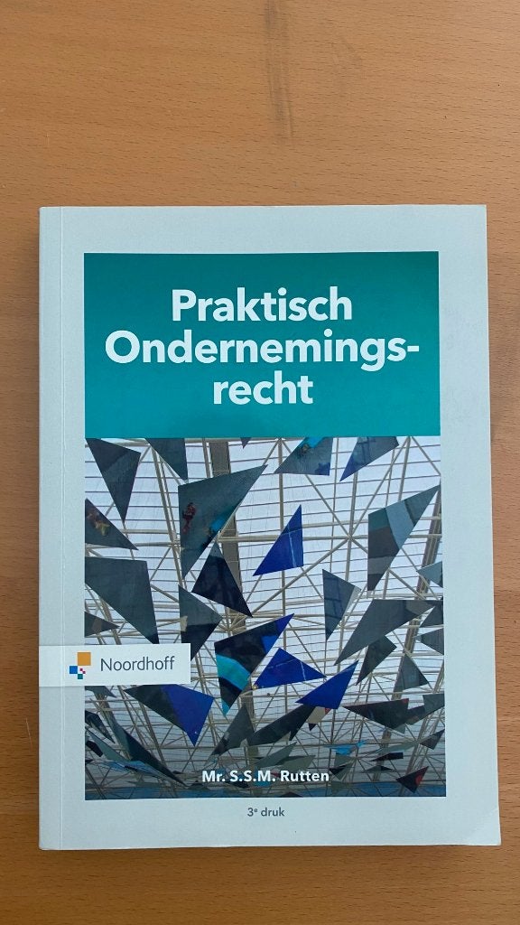 Praktisch Ondernemingsrecht (ISBN 9789001593384), Ophalen of Verzenden, Alpha, Zo goed als nieuw, HBO
