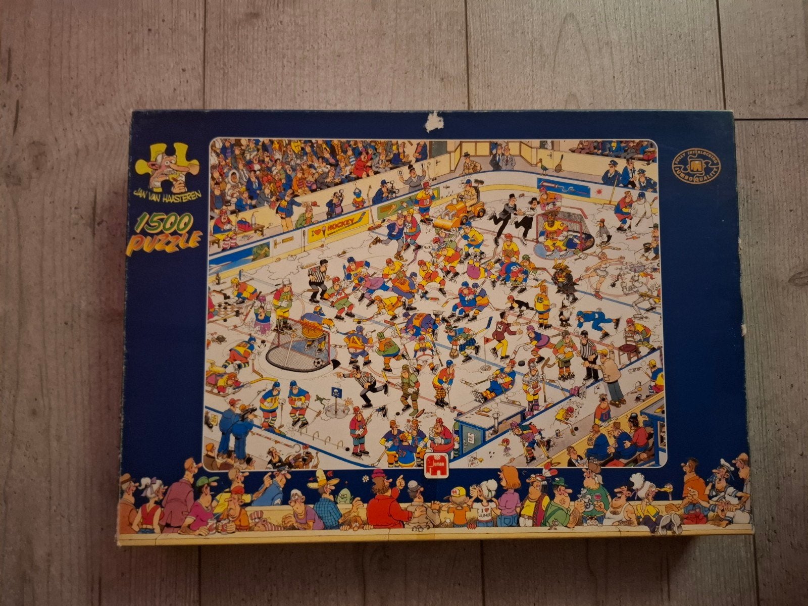 Jan van Haasteren Ijshockey 1500 stukjes, Ophalen, 500 t/m 1500 stukjes, Gebruikt, Legpuzzel