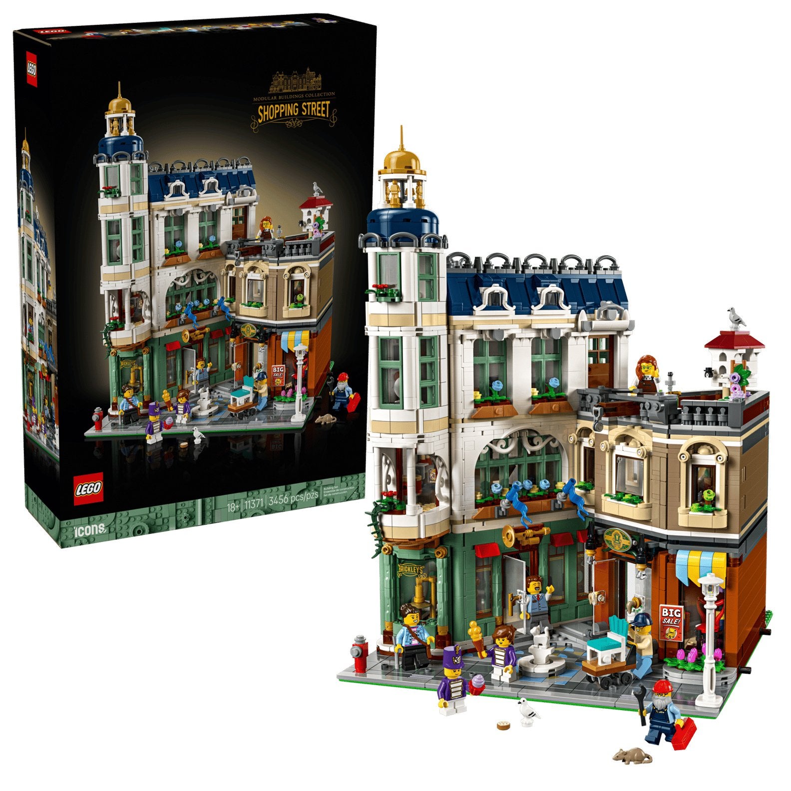 LEGO Icons 11371 Winkelstraat + Vintage Car 40913, Lego, Lego, Lego, Nieuw