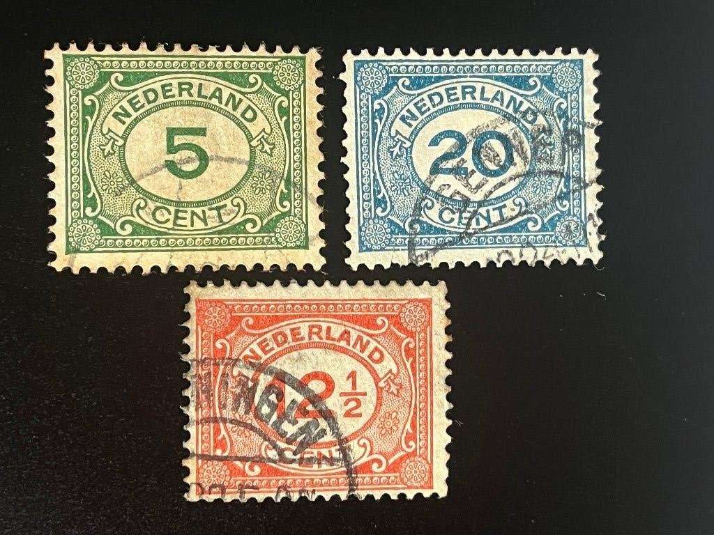 ì5-107 Nederland 1913 -NVPH 107 - Opruimuitgifte -gestempeld, Postzegels en Munten, Ophalen of Verzenden, T/m 1940, Gestempeld