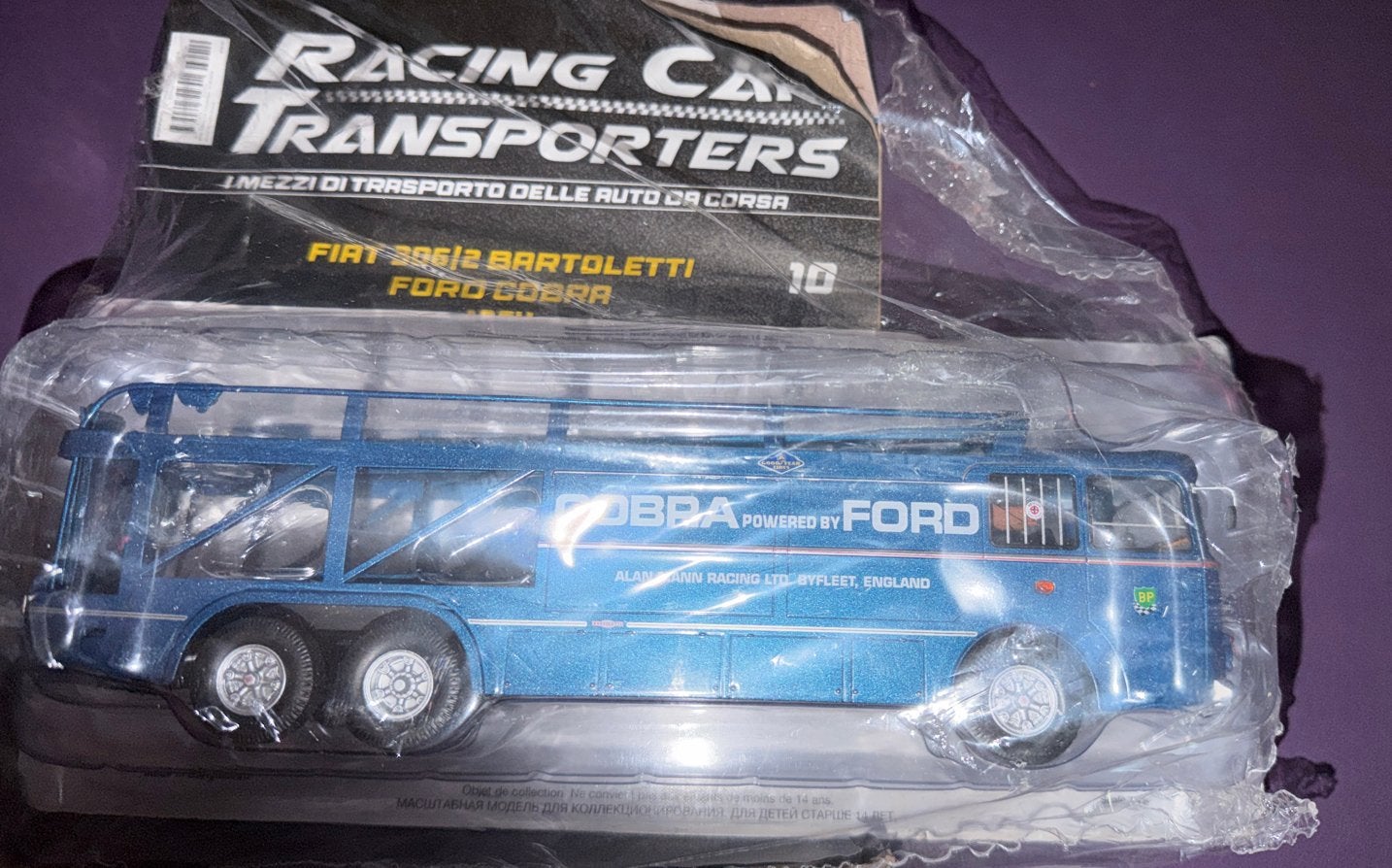 Centauria 1/43 Ford Cobra Fiat Bartoletti Race Transporter, Hobby en Vrije tijd, Overige merken, Centauria, Nieuw, Ophalen of Verzenden
