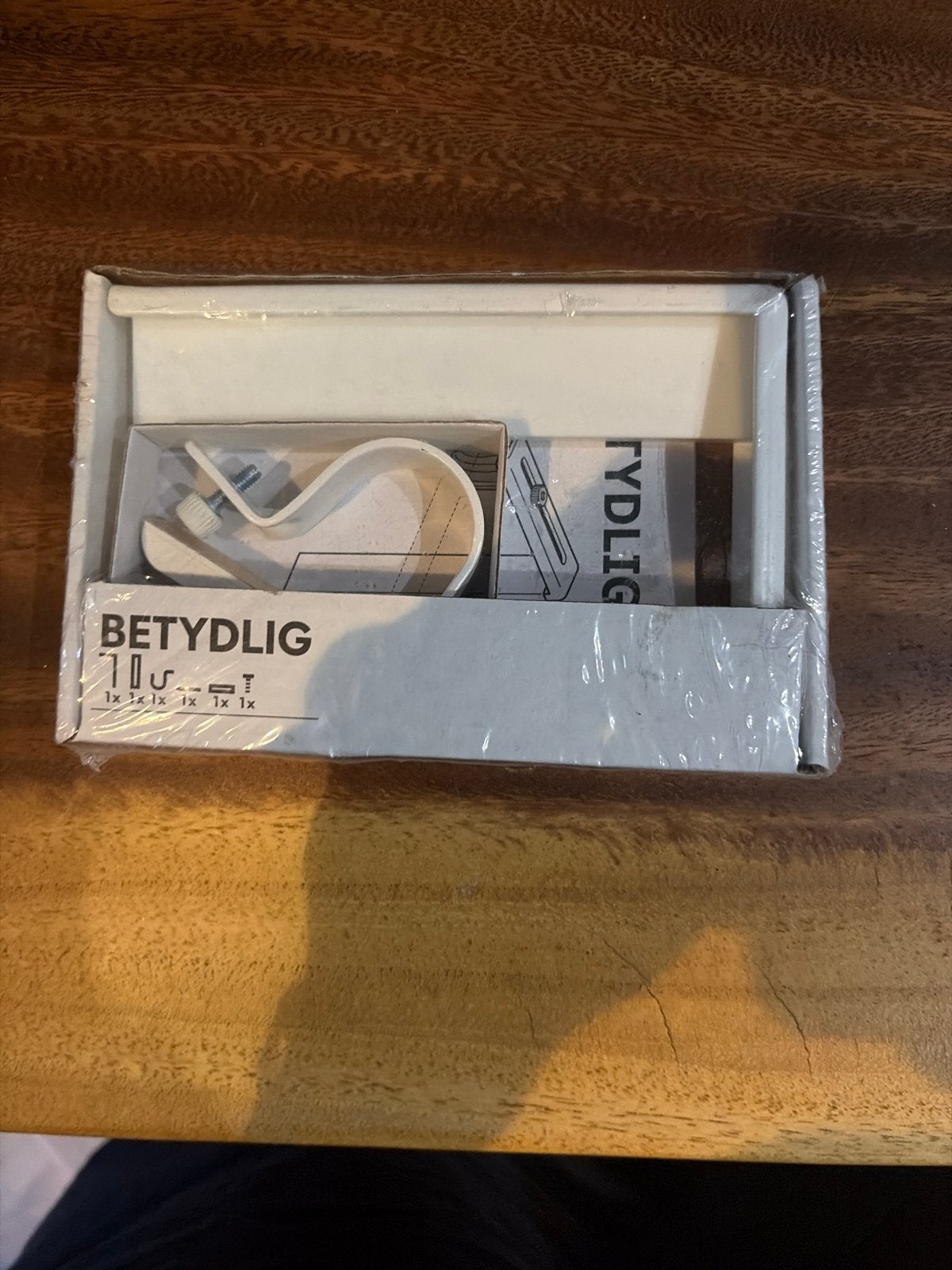 IKEA Betydlig Gordijnroede Houder Wit, Inclusief montageonderdelen, Wit, Nieuw, Ophalen of Verzenden