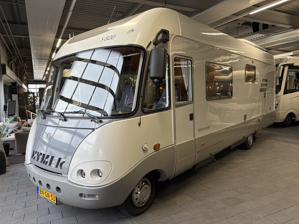 Hymer S820 Mercedes Sprinter Automaat 5-cylinder Bar-zit GEE, Caravans en Kamperen, Campers, Diesel, Hymer, Mark@niesmannbischoff.nl