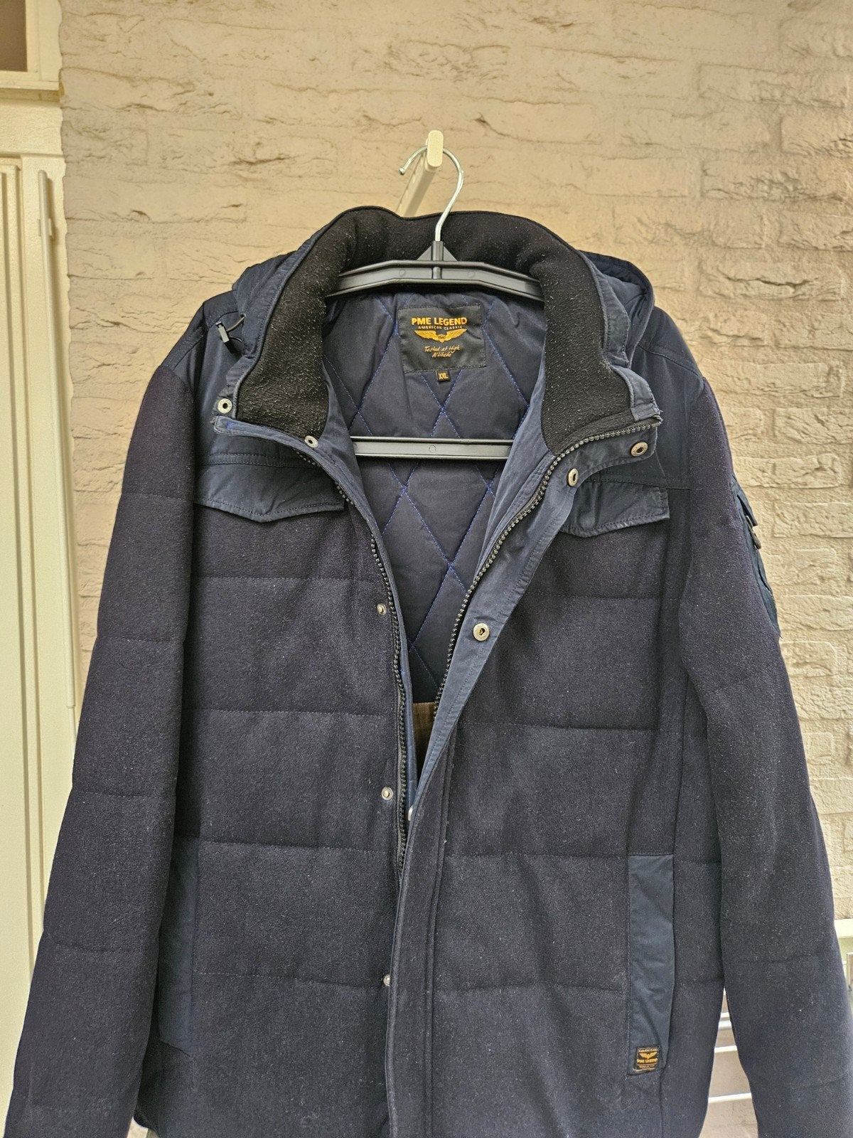 PME Legend Banshee winterjas - XXL - Donkerblauw, Kleding | Heren, Blauw, Overige maten, Ophalen of Verzenden, Zo goed als nieuw