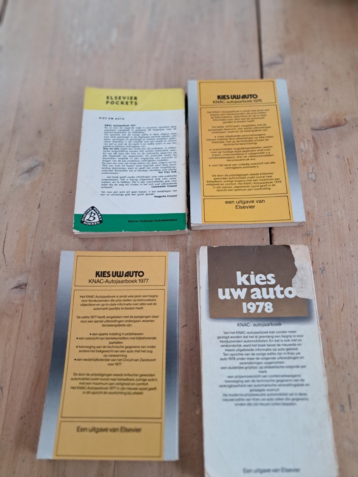 Kies uw auto 4 stuks jaren '70 Almanak., Boeken, Auto's | Boeken, Ophalen of Verzenden, Gelezen, Algemeen