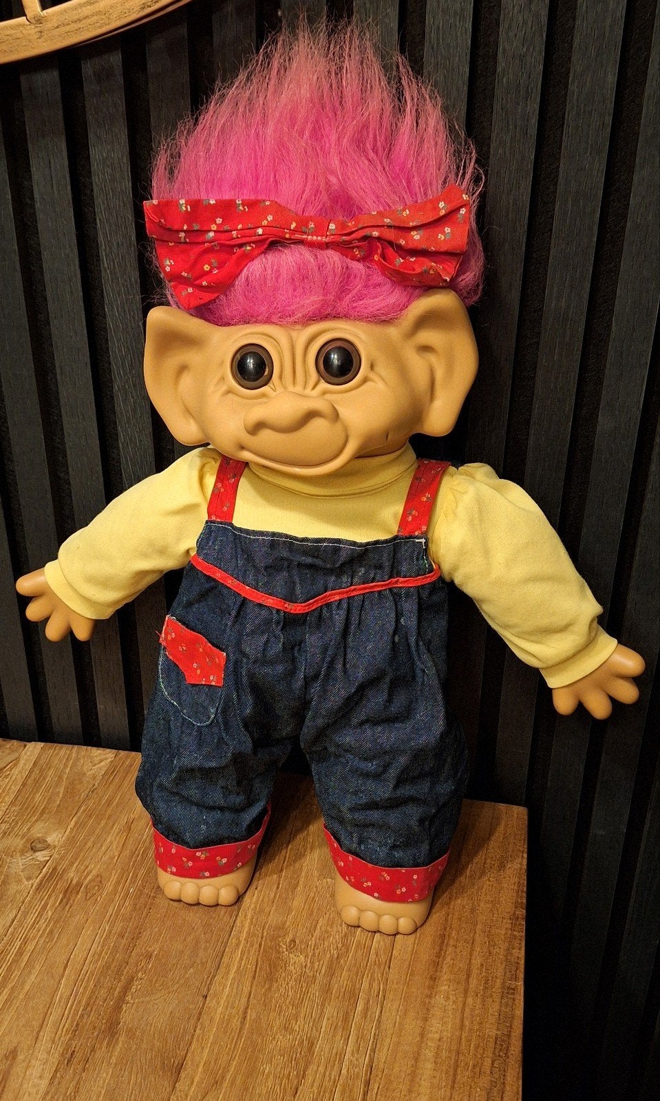 Vintage Uneeda Trollenpop XL 1987 - Schoon & Origineel, Ophalen of Verzenden, Gebruikt