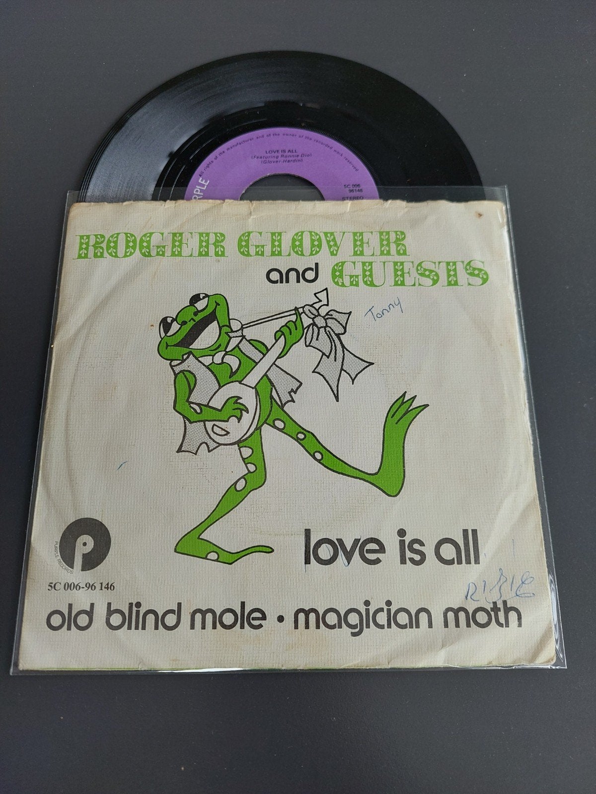 Roger glover love is all, Ophalen of Verzenden, Gebruikt, 7 inch, Single