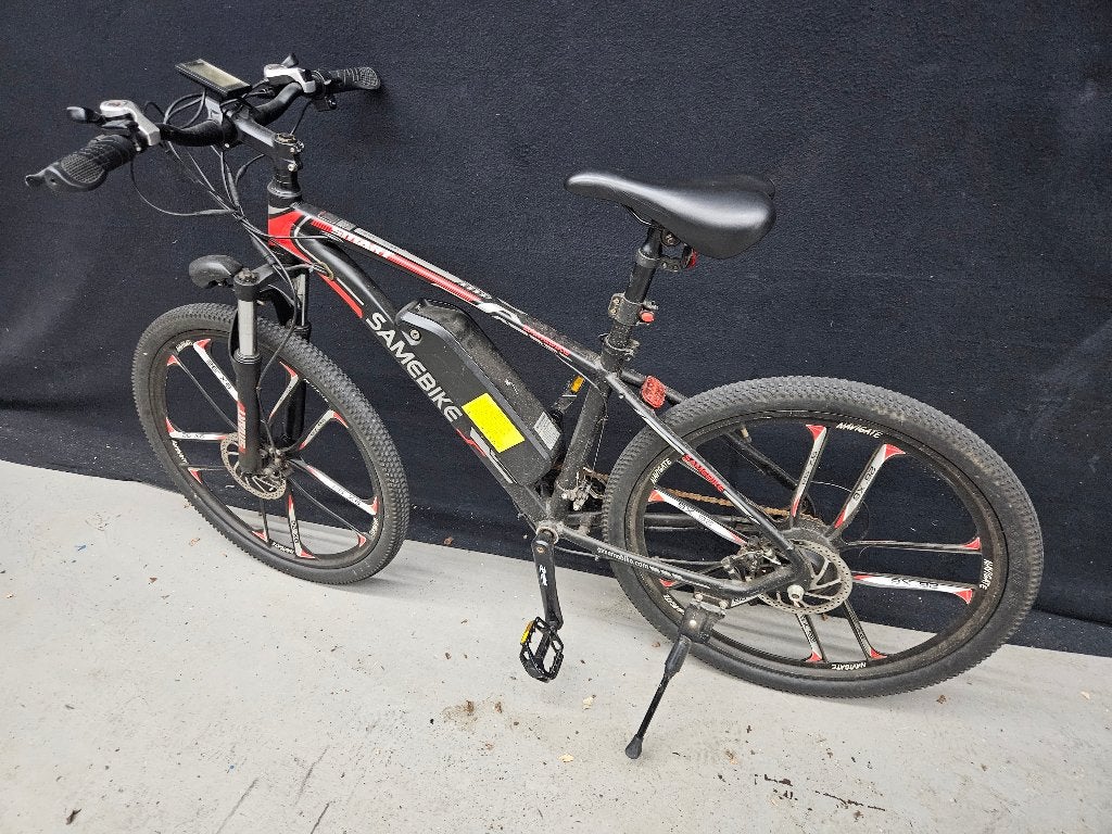 Samebike elektrische mountainbike 26", Gebruikt, Minder dan 47 cm, 30 tot 50 km per accu, Ophalen