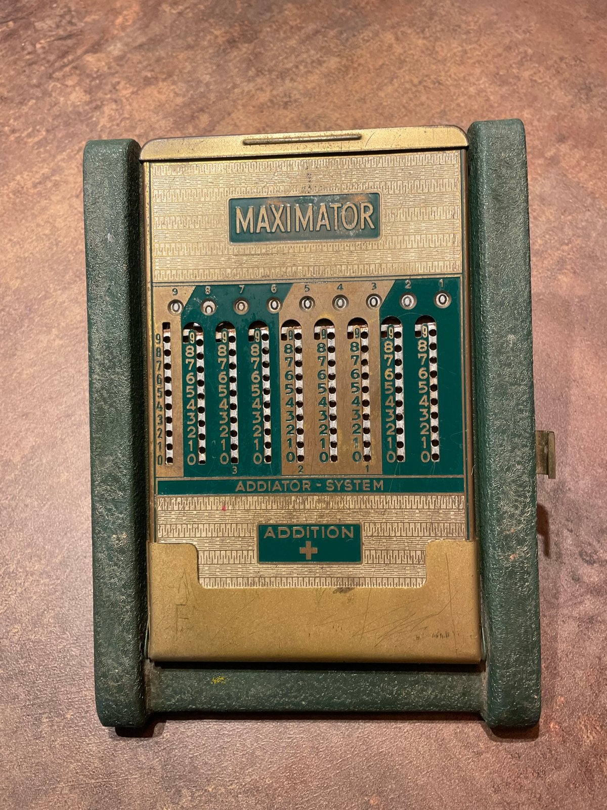Vintage Maximator Addiator-System Rekenmachine (Stylus ontbr, Antiek en Kunst, Ophalen of Verzenden