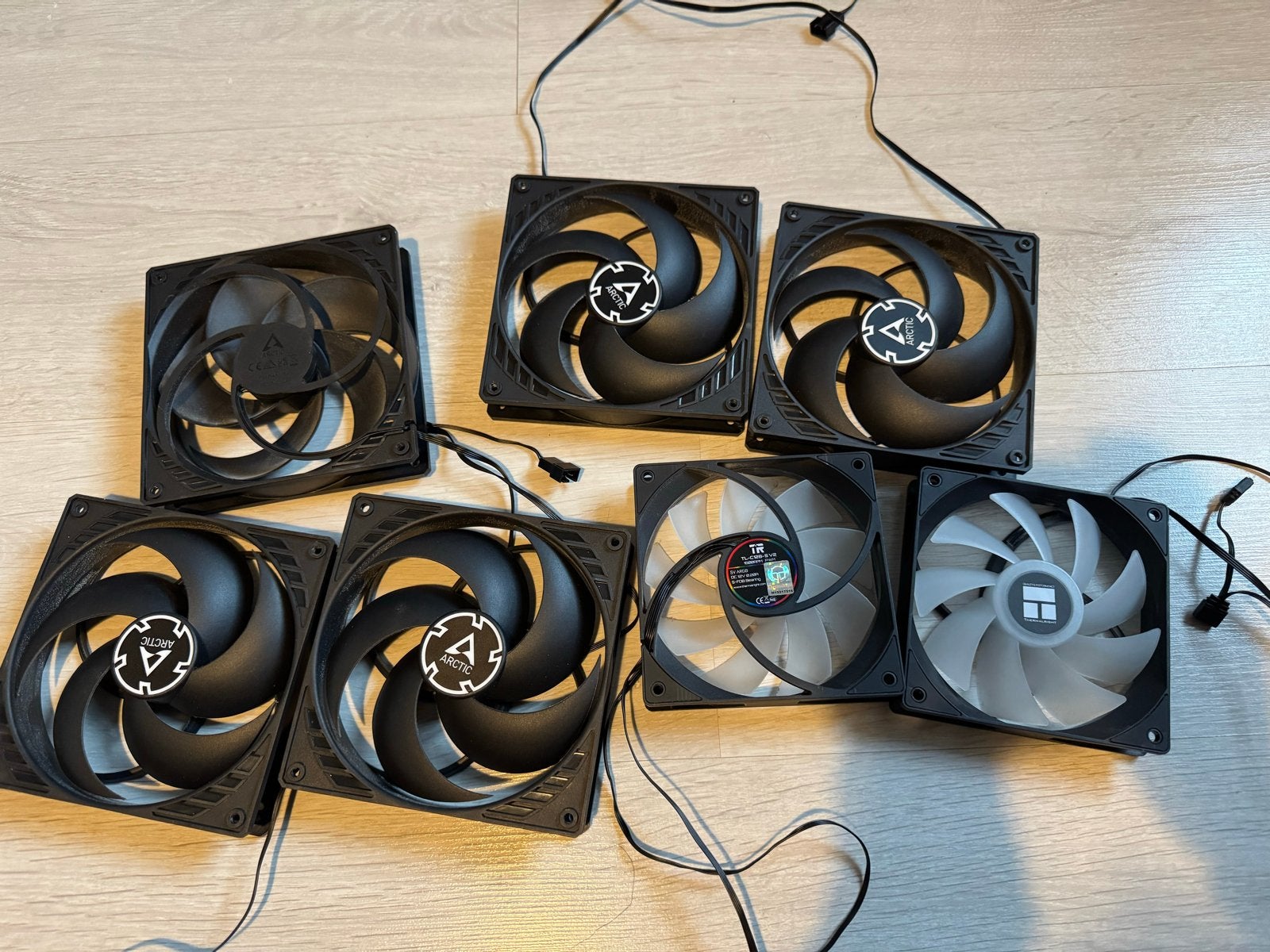 Arctic P14 PWM PST en Thermalright TL-C12C-S V2 ventilatoren, Ophalen of Verzenden, Gebruikt, Luchtkoeling