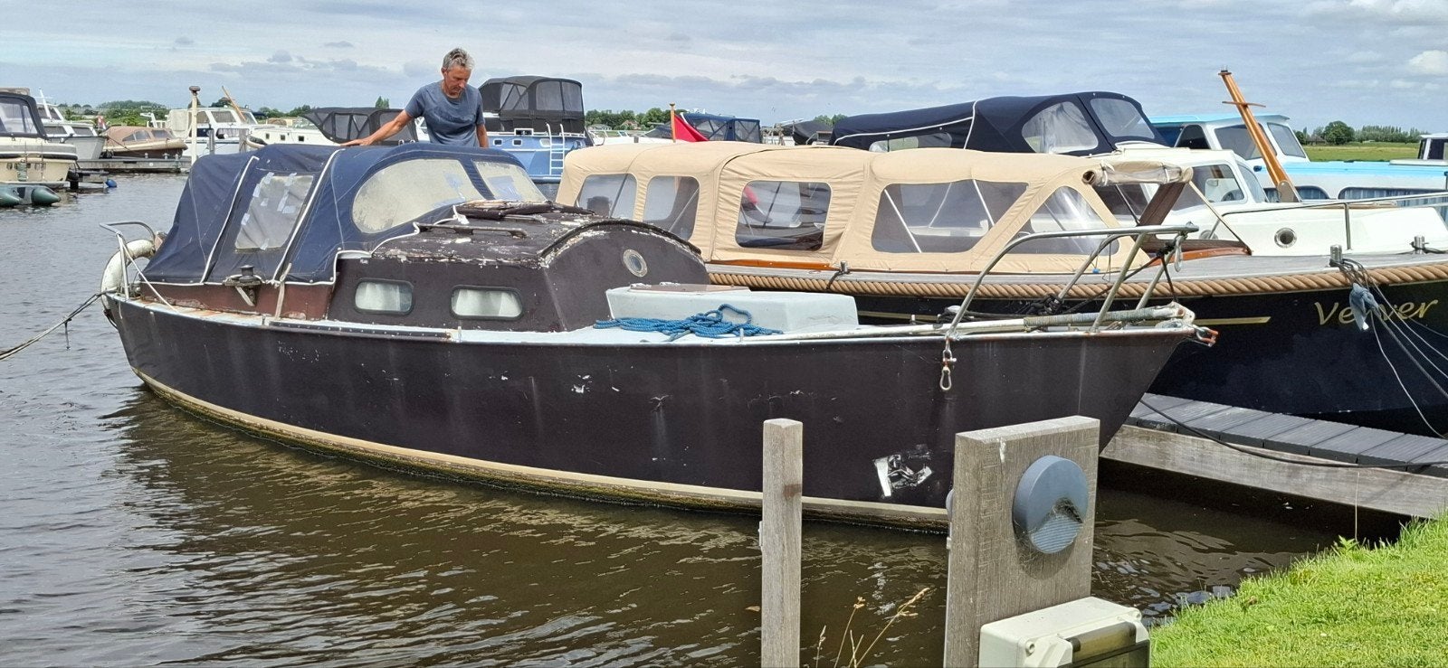 Argonaut zeilboot met dieselmotor - opknapper, Watersport en Boten, Motorboten en Motorjachten, Ophalen, Overige merken, Gebruikt