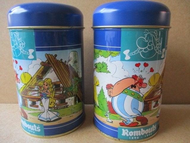 adv10839 asterix blikje 2, Ophalen, Asterix en Obelix, Gebruikt, Overige typen