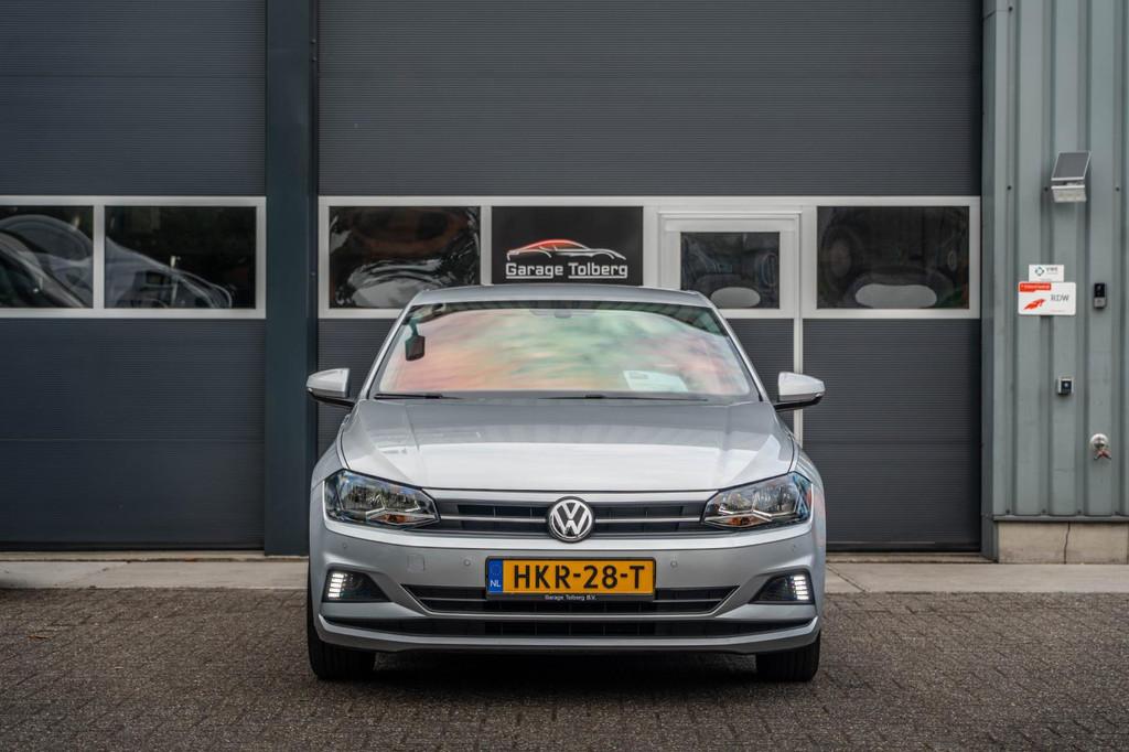 Volkswagen Polo 1.0 MPI Comfortline PDC NAVI AIRCO CAR PLAY, Auto's, Voorwielaandrijving, Stof, Gebruikt, Zwart