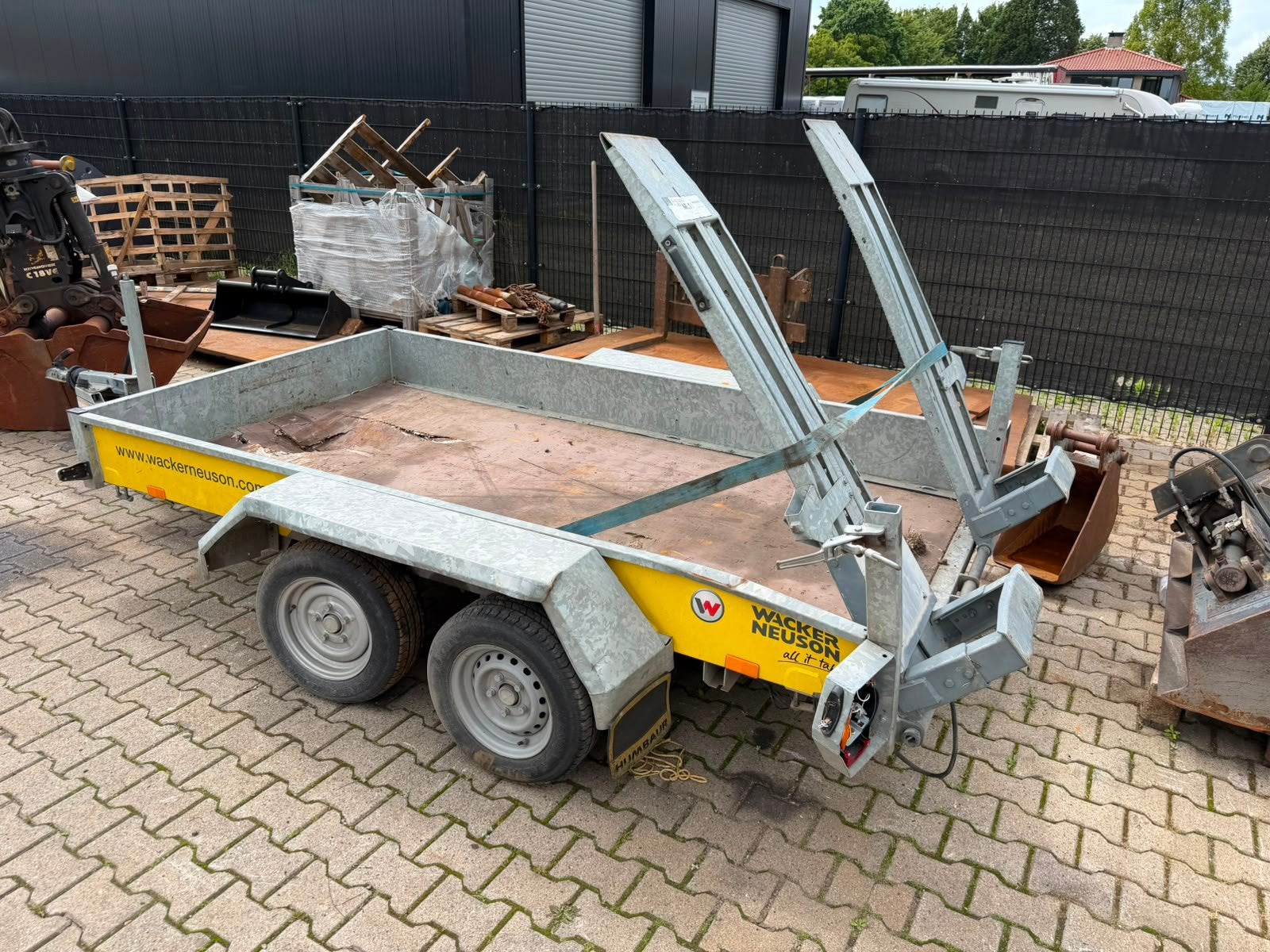 Machine transporter schade €550,-, Ophalen of Verzenden, Zo goed als nieuw