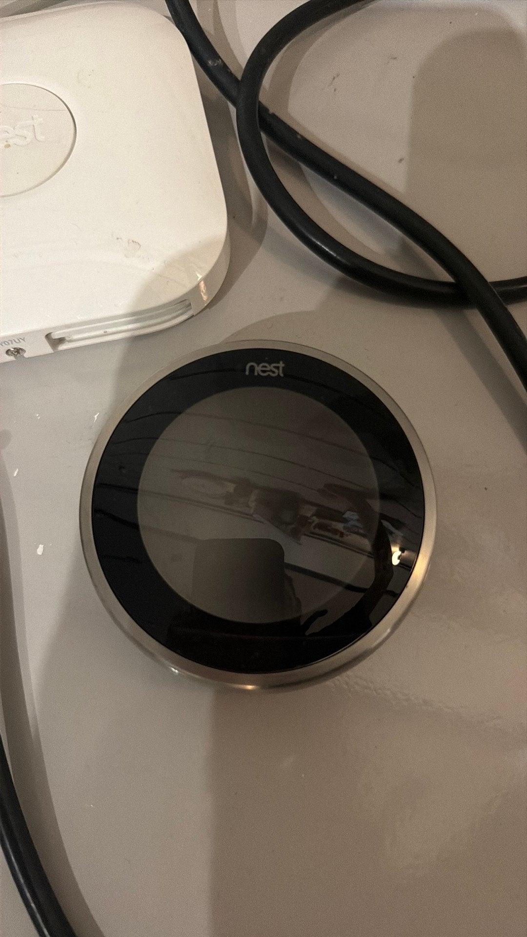 Google nest thermostaat incl heatlink, Ophalen of Verzenden, Zo goed als nieuw, 50 tot 60 mm, Overige typen