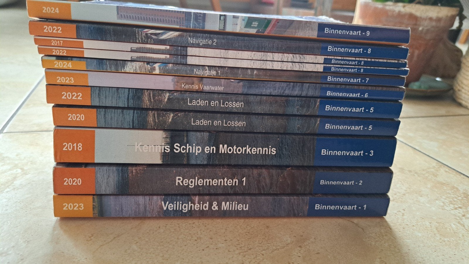 studieboeken binnenvaart, Ophalen of Verzenden, Zo goed als nieuw, Overige onderwerpen, Complete serie
