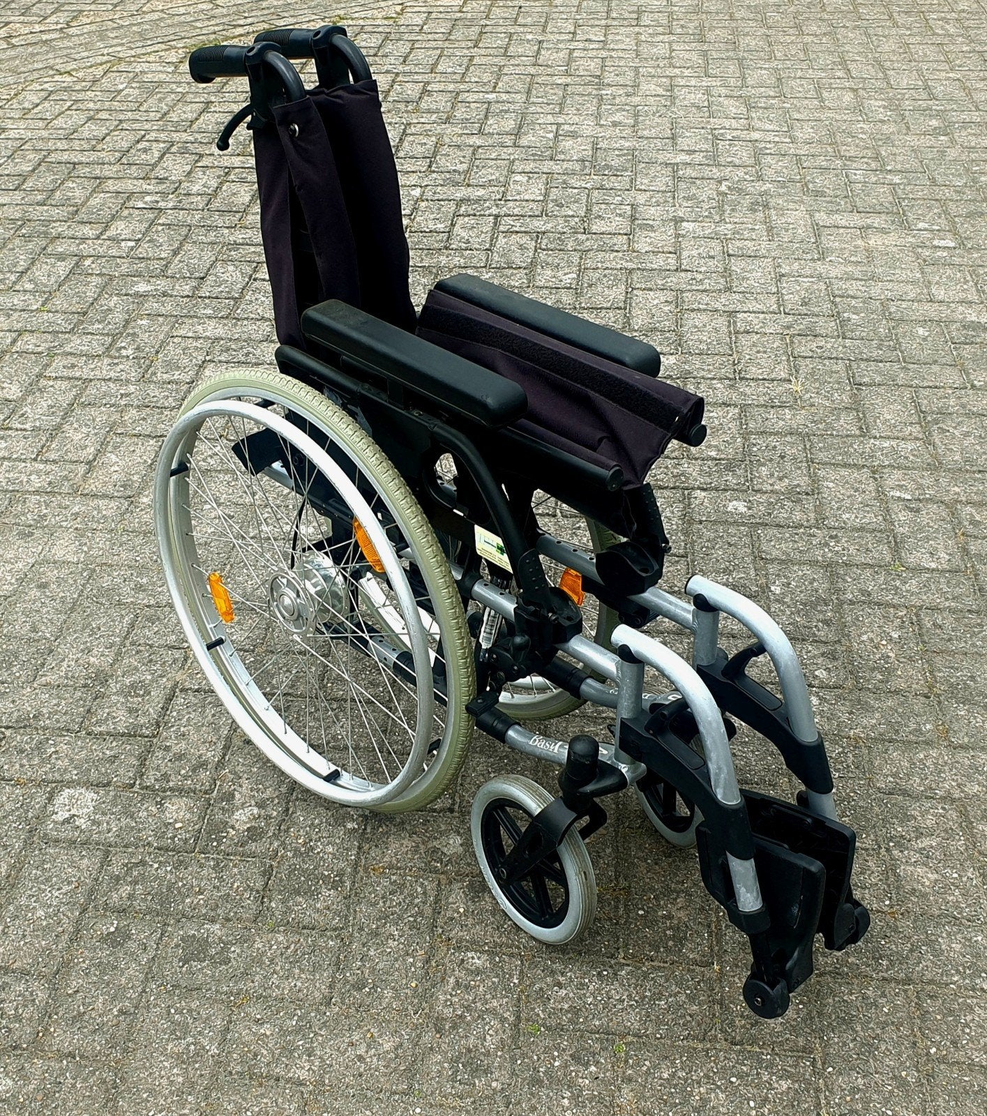 Compacte rolstoel inklapbaar met remmen voor de begeleider, Diversen, Rolstoelen, Rolstoel inklapbaar, Rolstoel inklapbaar, Rolstoel inklapbaar