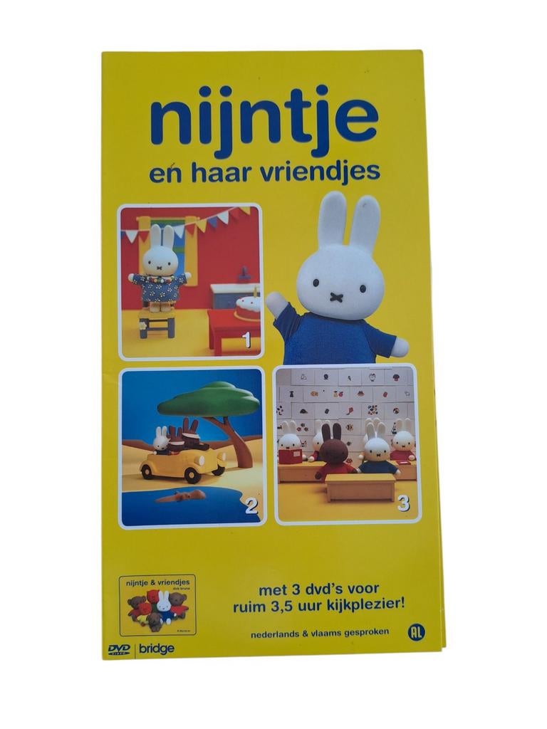 Nijntje en haar vriendjes  3 dvd's, Alle leeftijden, Ophalen of Verzenden, Zo goed als nieuw, Overige genres