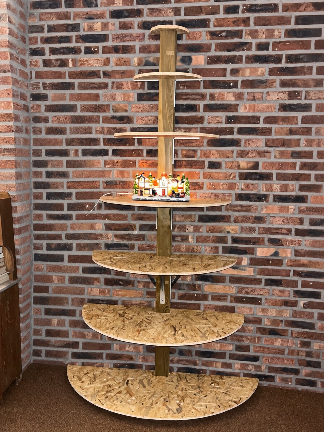 Kerstdorp etagère met huisjes, Diversen, Ophalen