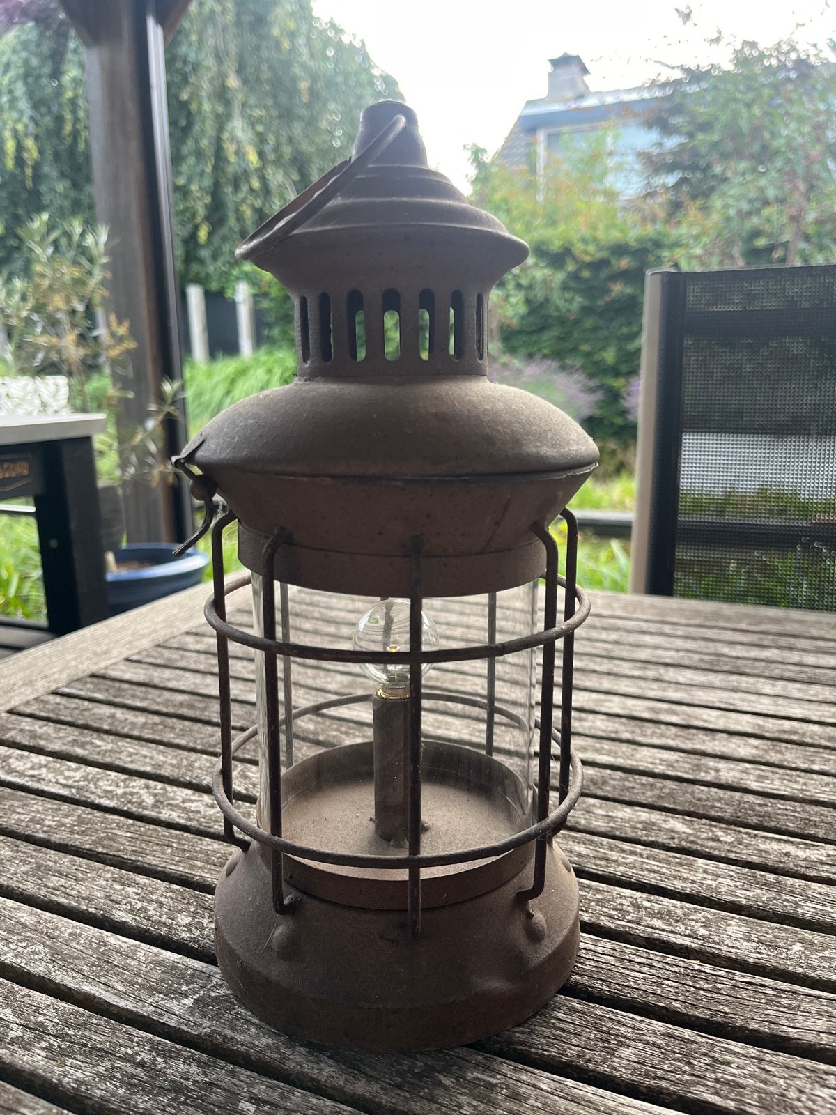 Decoratieve LED Lantaarn - Rustieke Stijl, Ophalen of Verzenden