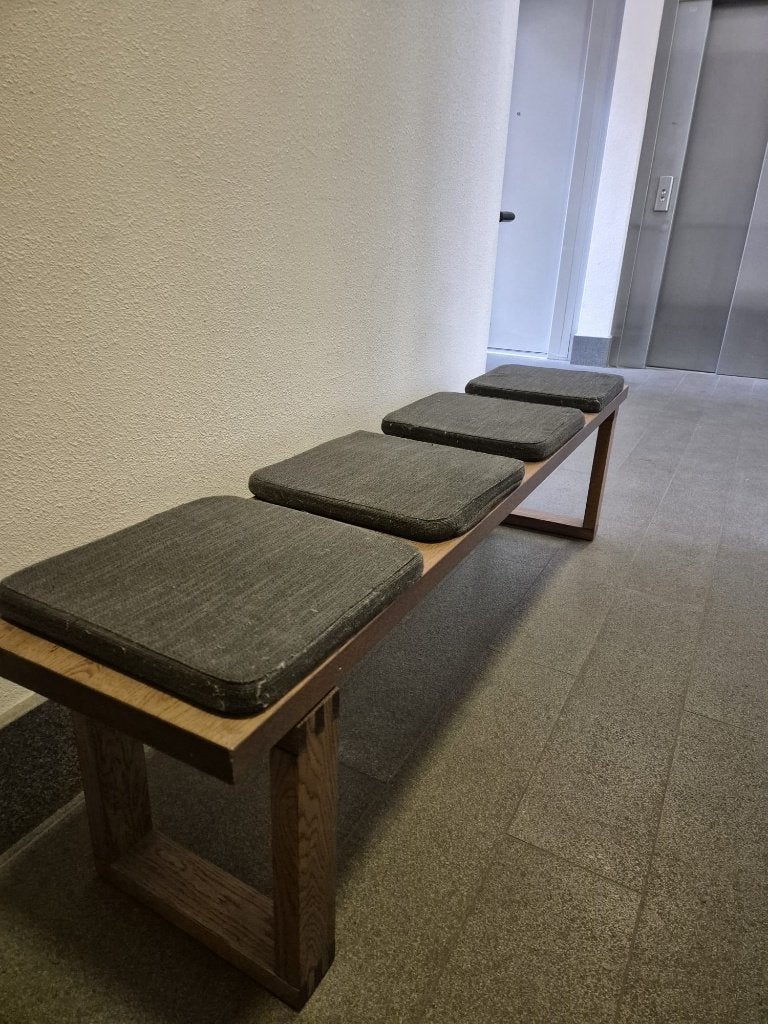 Houten binnen bankje, Ophalen, Gebruikt, Minder dan 75 cm, 150 tot 200 cm