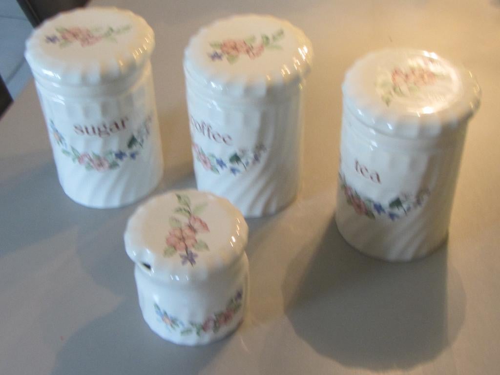 Voorraadpot springfields Mindel myott meakin coffee tea sug, Ophalen of Verzenden