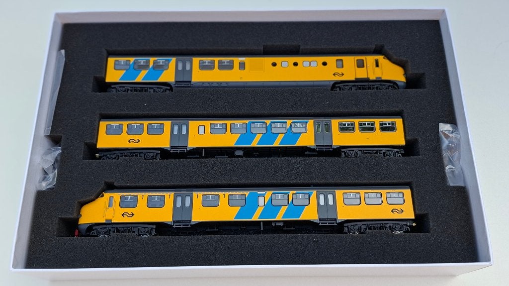 Artitec v. Marklin NS Treinstel DE3 Plan U AC 23.354.01, Wisselstroom, Treinset, Nieuw, NS