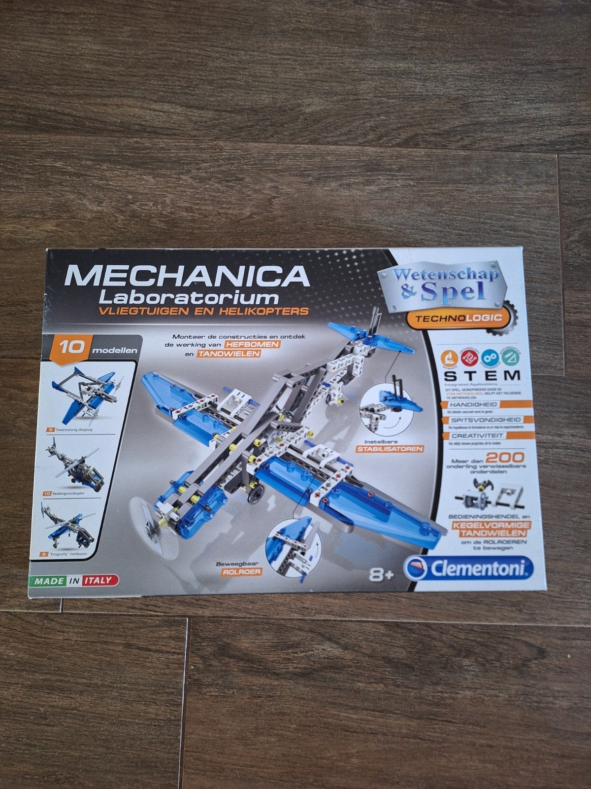 Clementoni Mechanica Laboratorium Vliegtuigen en Helikopters, Ophalen of Verzenden, Zo goed als nieuw, Overige merken