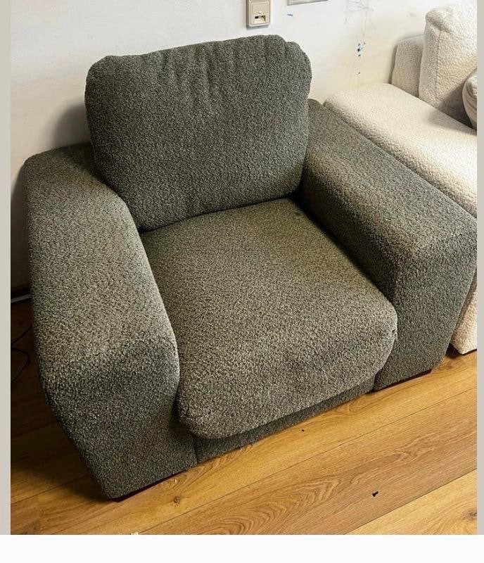 Fauteuil, Ophalen, 75 tot 100 cm, Zo goed als nieuw, Stof