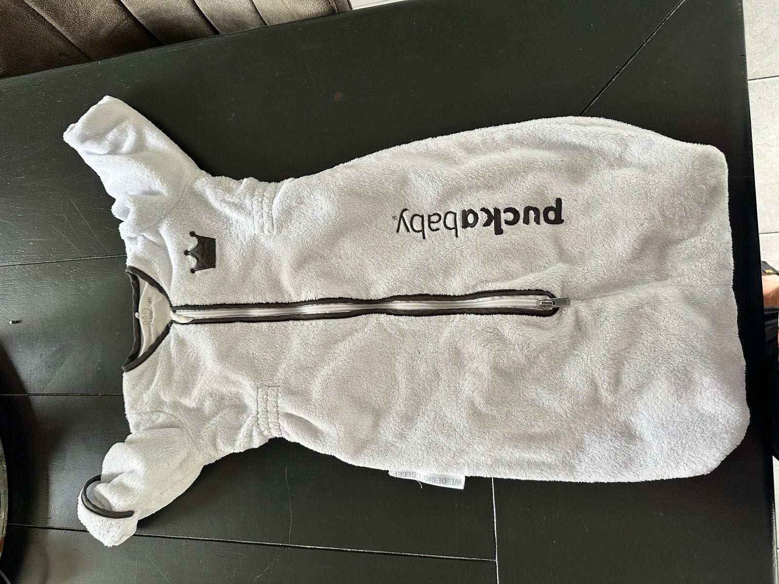 Puckababy slaapzak, grijs, zo goed als nieuw, Puckababy, Ophalen of Verzenden, Zo goed als nieuw, Grijs