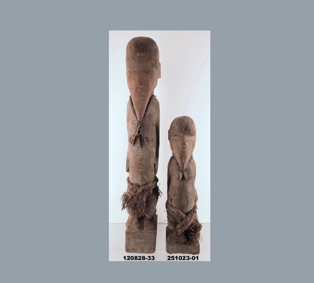 Set Senoufo beelden (120828-33 / 251023-01) Setprijs!, Hout, 64 cm, Gesneden, Afrika