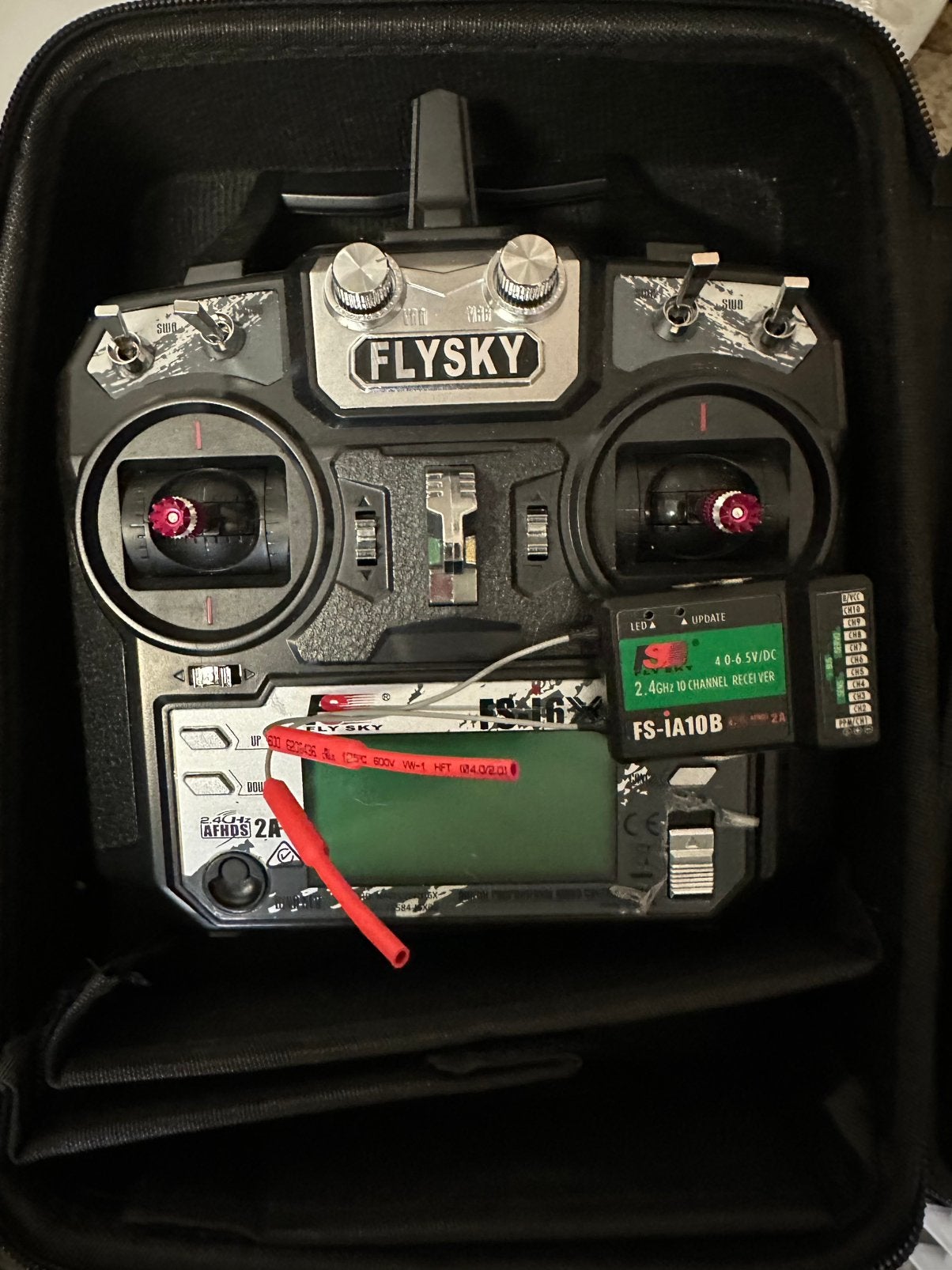 Flysky FS-i6X Handzender met 10-kanaals ontvanger, Zo goed als nieuw, Onderdeel, Overige schalen, Overige typen