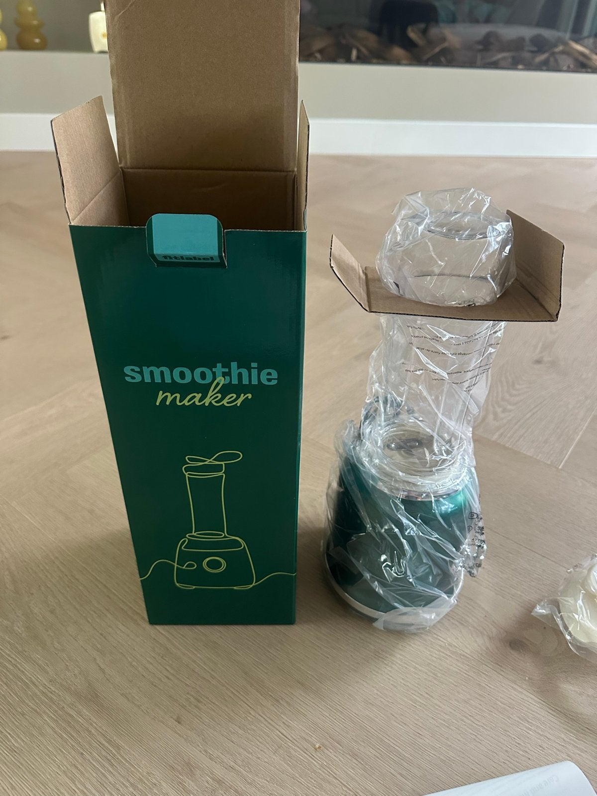 Fitlabel Smoothie Maker - Nieuw in doos, Witgoed en Apparatuur, Ophalen, Nieuw, Blender to go