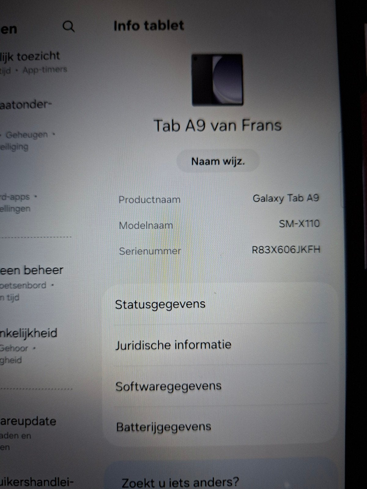 Samsung Galaxy Tab A9 (SM-X110) met hoes, Computers en Software, Windows Tablets, Zo goed als nieuw, Wi-Fi, 8 inch, 64 GB, Uitbreidbaar geheugen