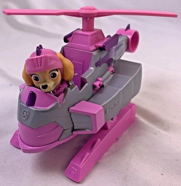PAW Patrol Rescue Knights Skye Transform Helikopter & Figuur