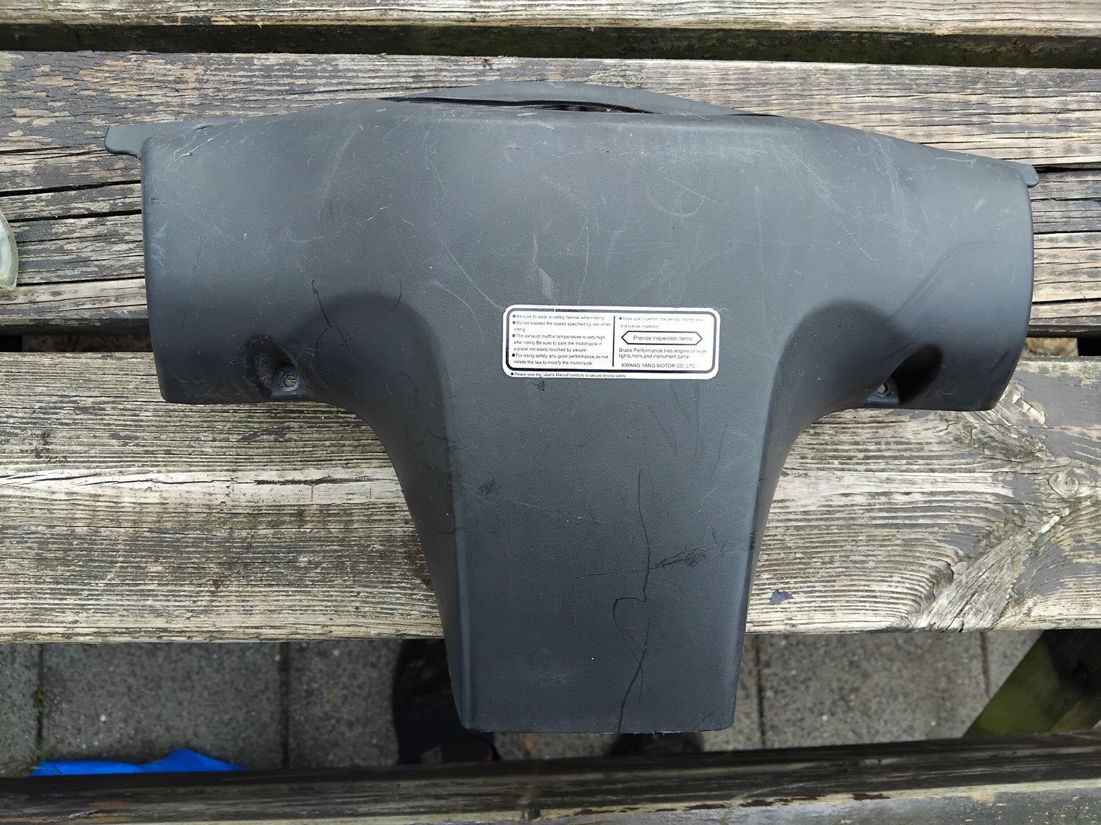 kymco agility 50 12 inch binnen stuurkap lang, Ophalen of Verzenden, Gebruikt, Kap, Kymco