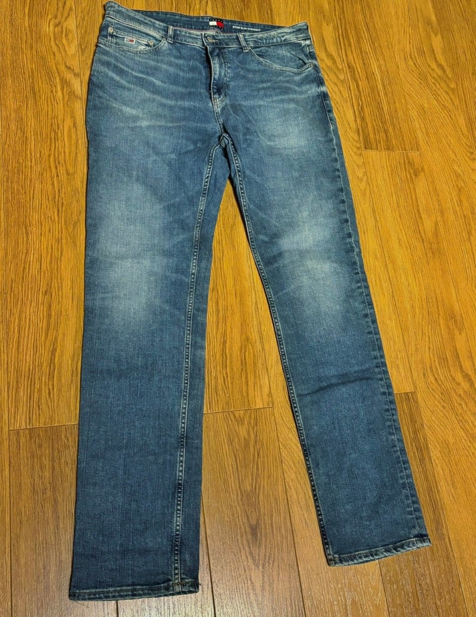 Nieuwe Tommy Hilfiger Ryan Slim straight jeans Maat W34-L36, Ophalen of Verzenden, Nieuw, Blauw, W33 - W34 (confectie 48/50)