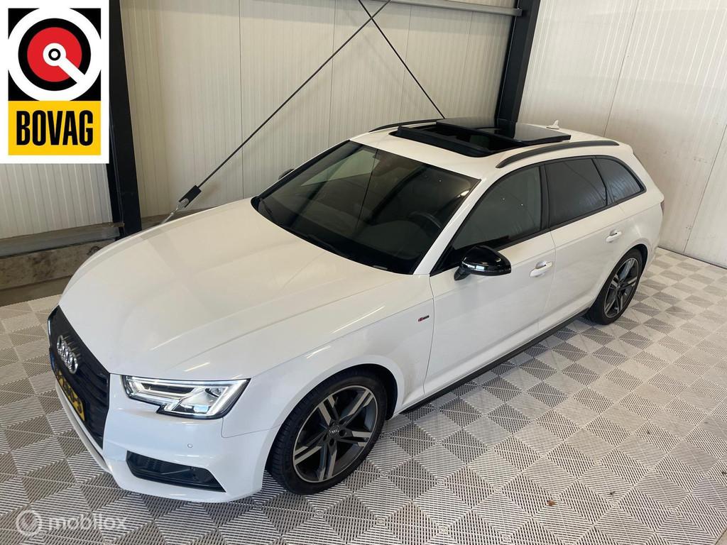 Audi A4 Avant 2.0 TFSI MHEV Sport S line black edition, Auto's, Audi, Automatische klimaatregeling, Gebruikt, 1984 cc, Wit