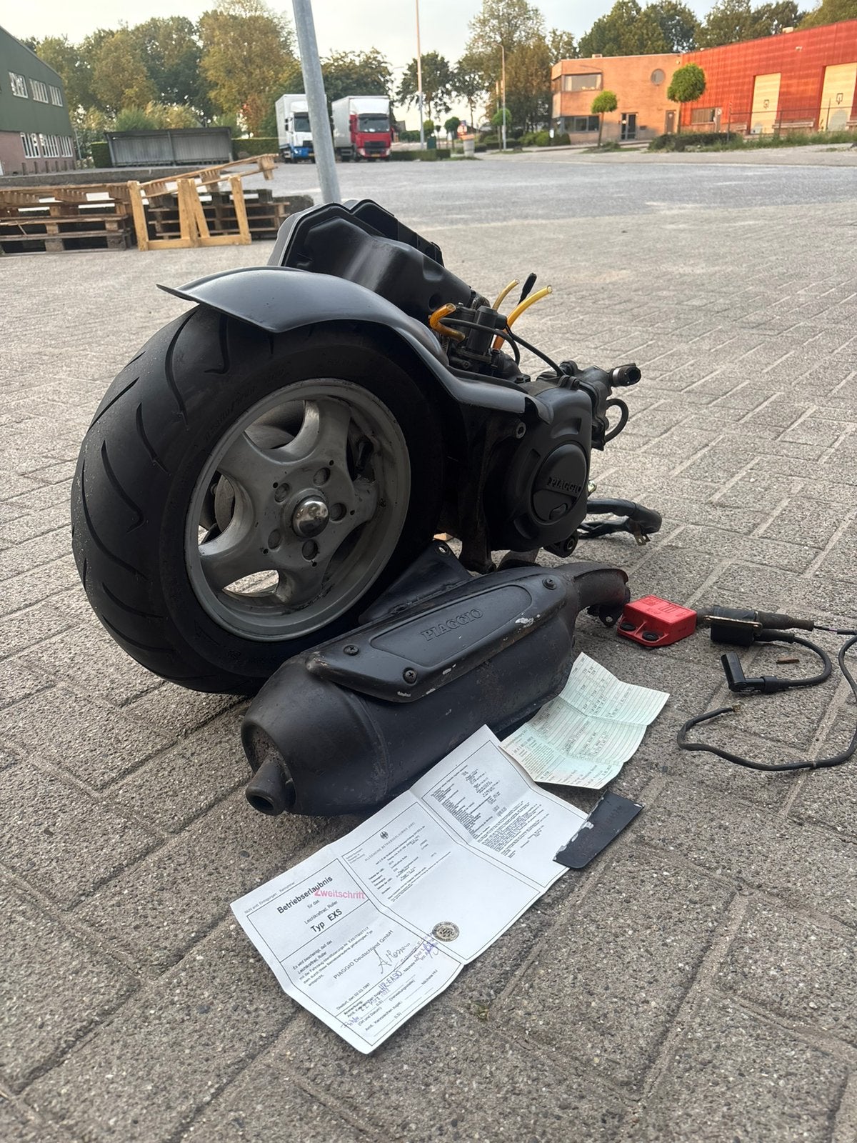 Piaggio hexagon 125cc zip motorblok, Ophalen, Zo goed als nieuw, Piaggio