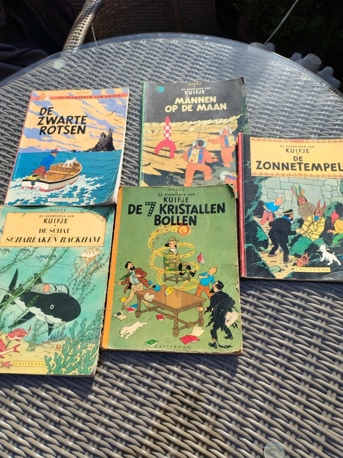 Kuifje stripboeken - 5 klassieke avonturen, Ophalen of Verzenden