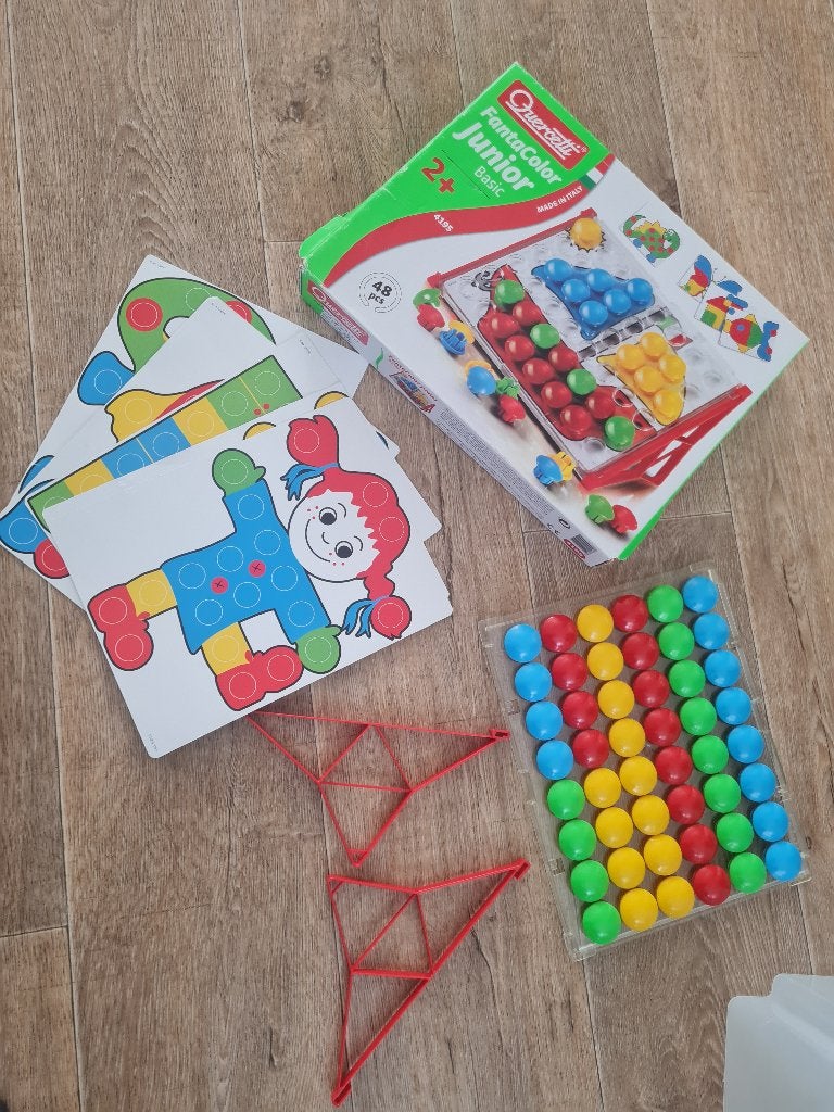 Mozaiek noppenspel, Kinderen en Baby's, Ophalen of Verzenden, Gebruikt