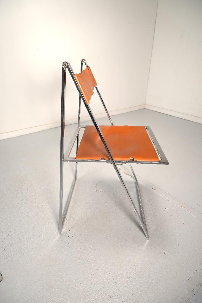Stoelen (Klapstoelen, Fontoni & Geraci, Elios, Lubke), Ophalen, Gebruikt, Bruin, Vintage