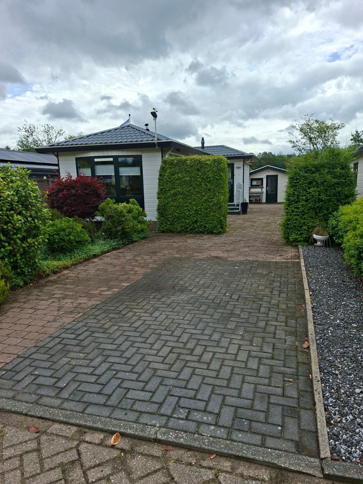Kunststof recreatiechalet met eigen grond, Gelderland, 2 slaapkamers, Verkoop zonder makelaar, Chalet