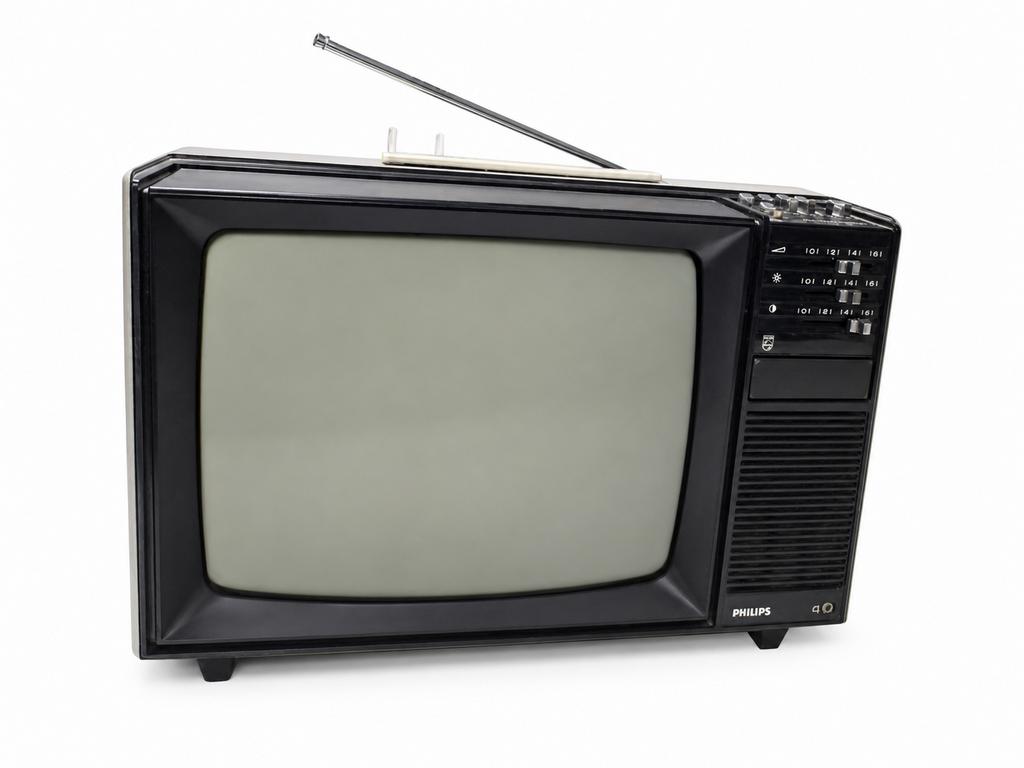 Retro Antieke Philips TV Televisie - Vintage Design, Ophalen of Verzenden
