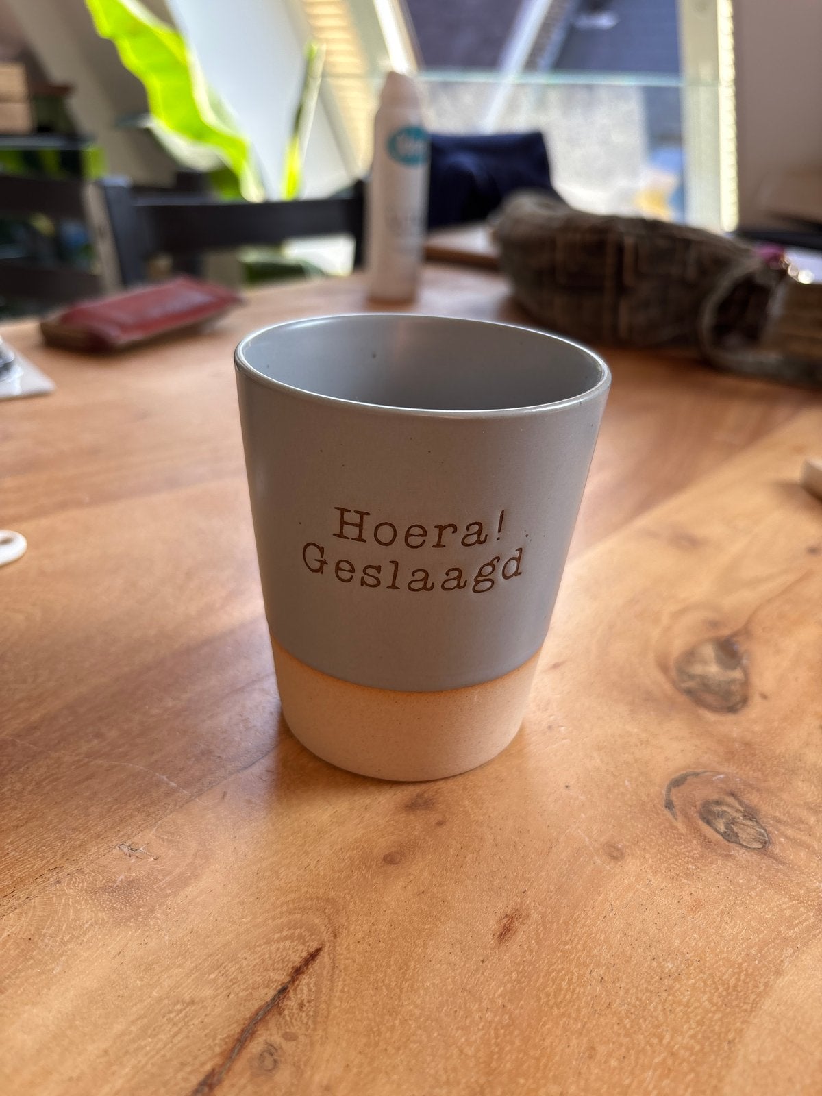 Gratis Mok 'Hoera! Geslaagd' - Keramiek, Ophalen, Keramiek, Nieuw, Mok