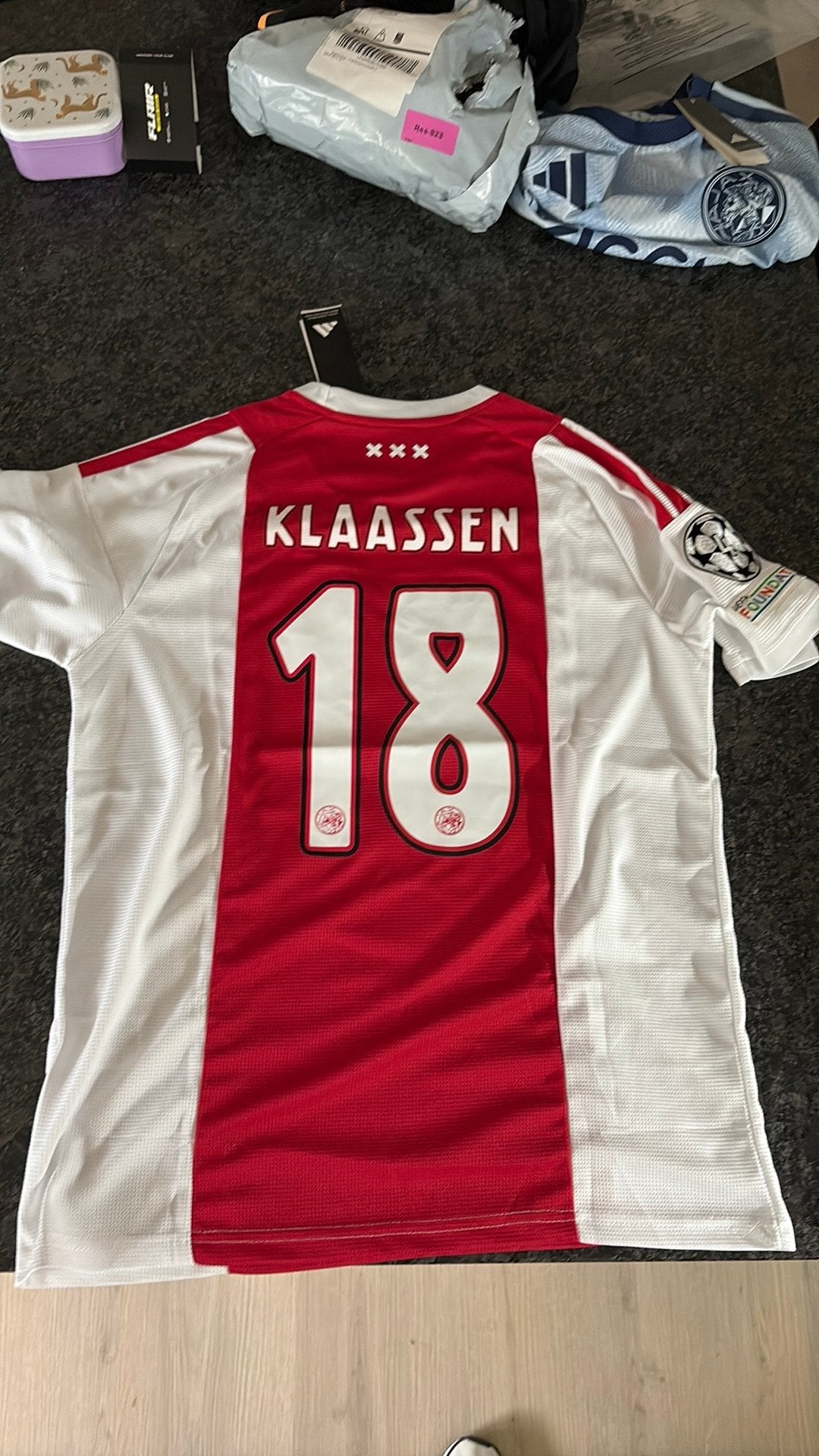 Thuisshirt ajax 26/27 Davy Klaassen , XL, Verzenden, Zo goed als nieuw, Ajax, Shirt