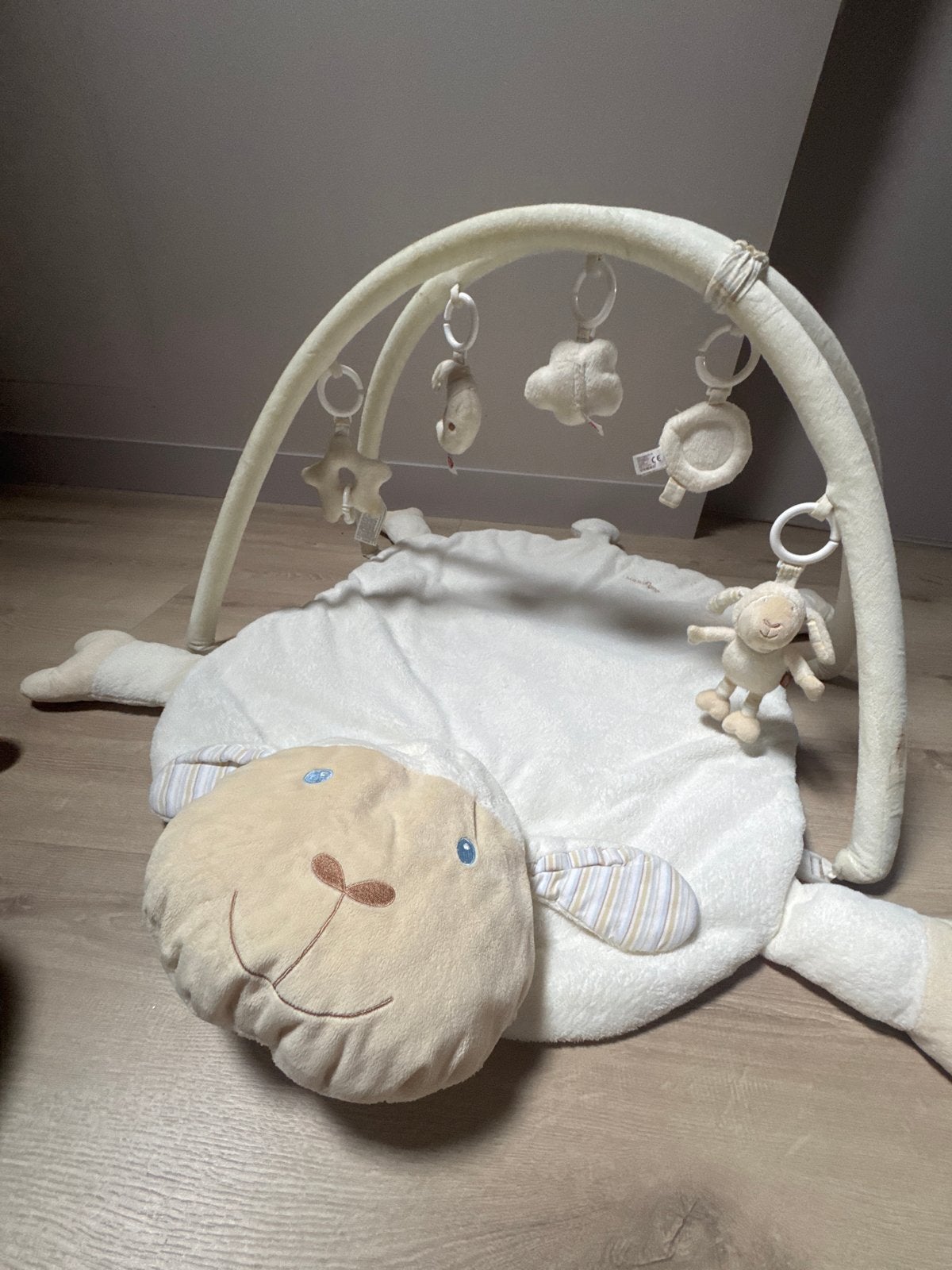 Schattig Lammetje Speelkleed met Babygym, Ophalen of Verzenden, Gebruikt, Speelkleed