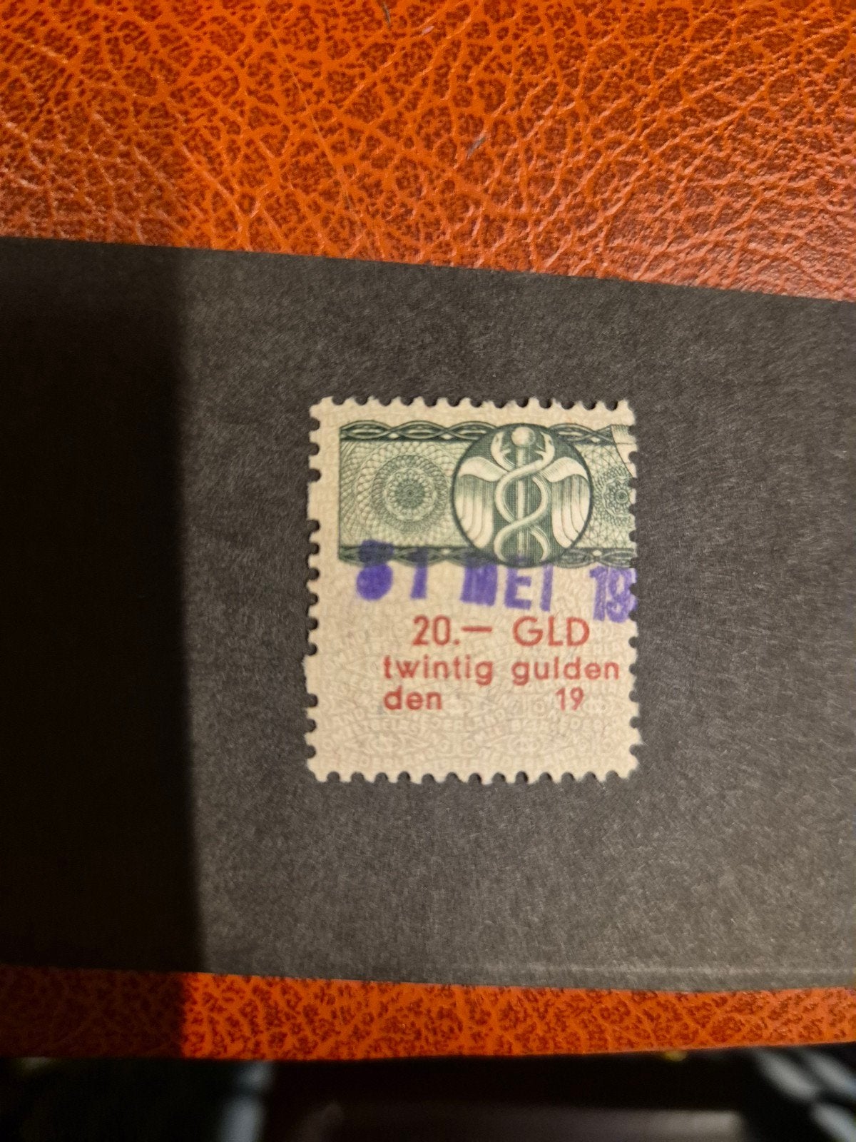 NEDERLAND F20 - OMZETBELASTINGZEGEL BRUGTANDINGROEN ZELDZAAM, Ophalen of Verzenden