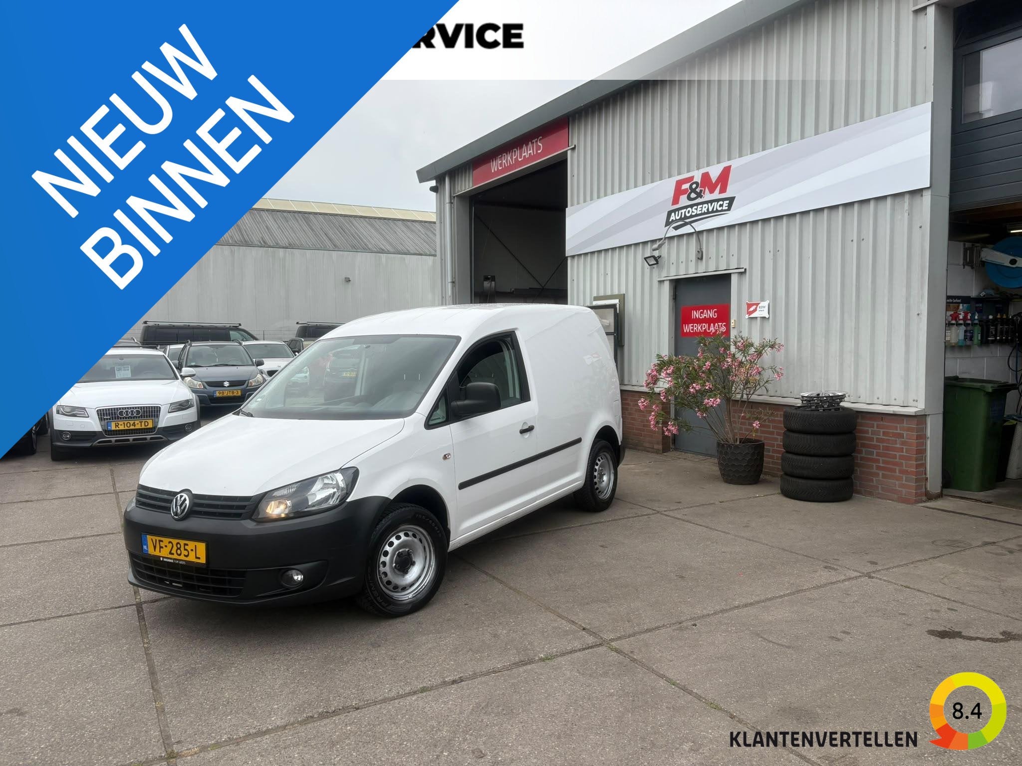 Volkswagen Caddy 1.6 TDI Economy Baseline Airco, trekhaak, Auto's, Bestelauto's, Voorwielaandrijving, Euro 5, Stof, Gebruikt